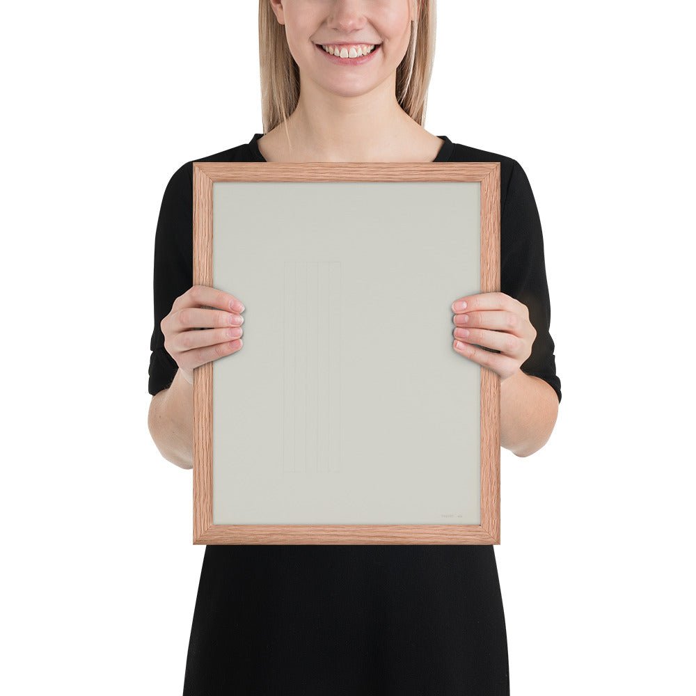 Untitled by Anne Truitt, Framed poster