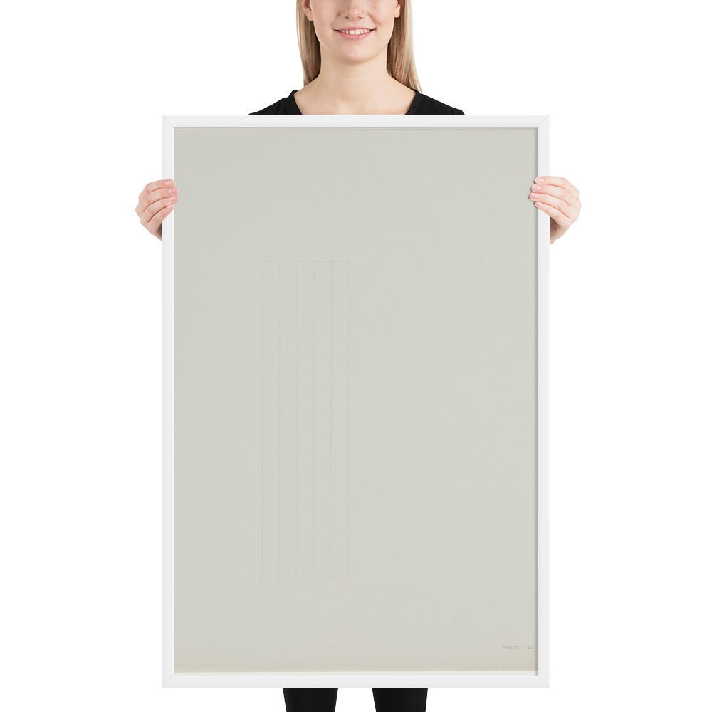 Untitled by Anne Truitt, Framed poster
