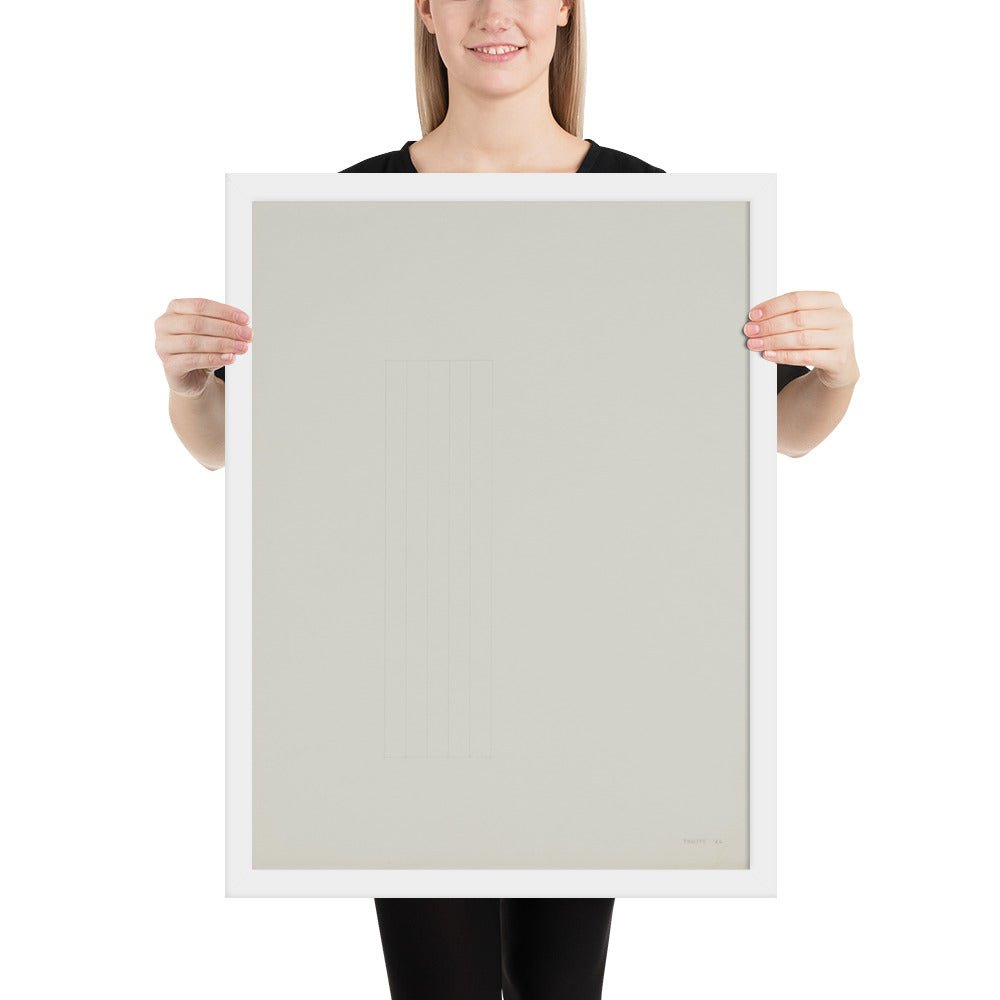 Untitled by Anne Truitt, Framed poster