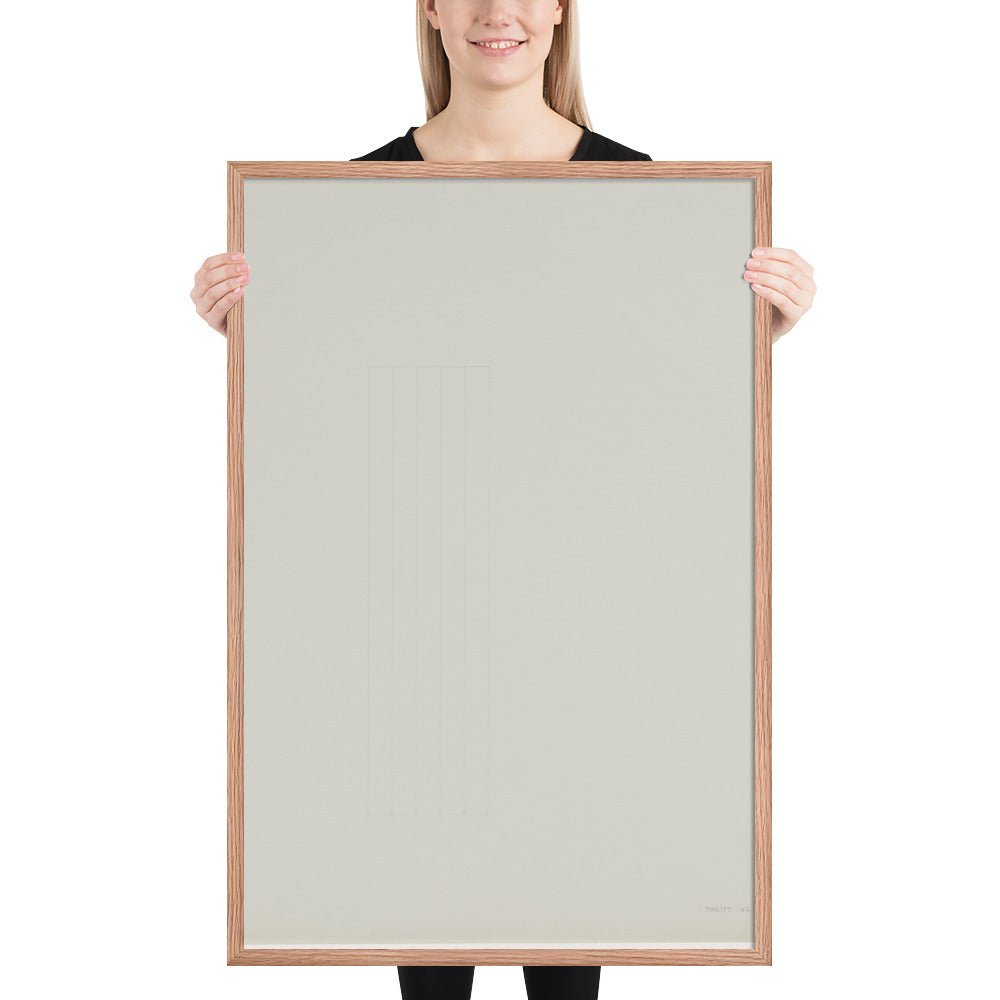 Untitled by Anne Truitt, Framed poster