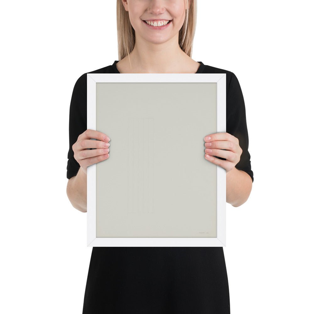 Untitled by Anne Truitt, Framed poster