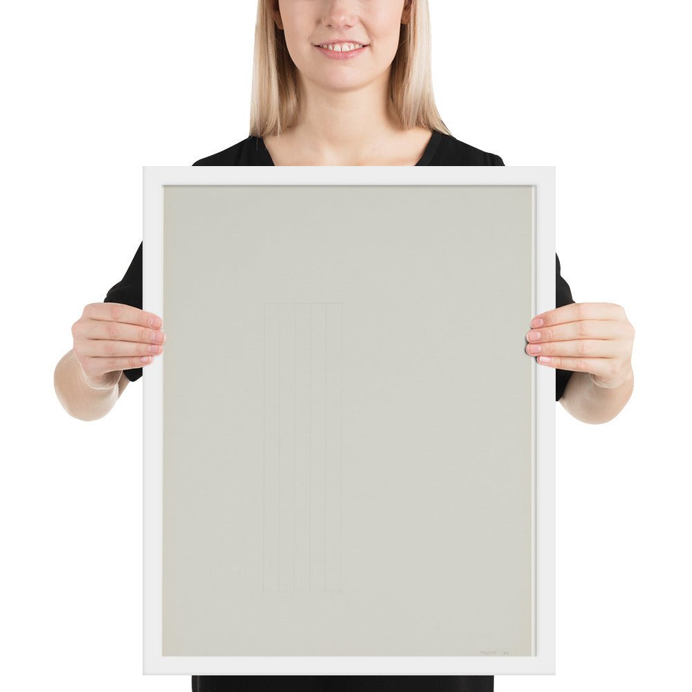 Untitled by Anne Truitt, Framed poster