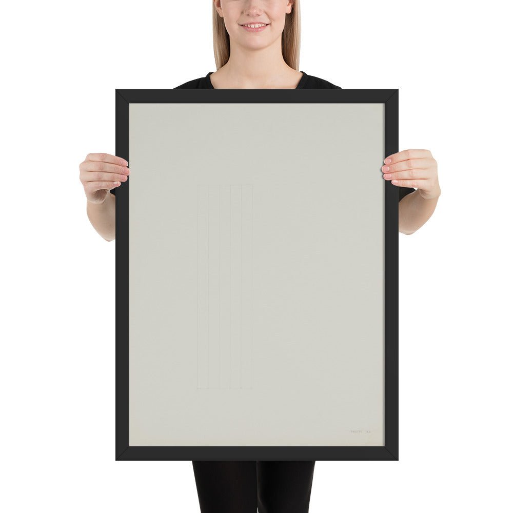 Untitled by Anne Truitt, Framed poster