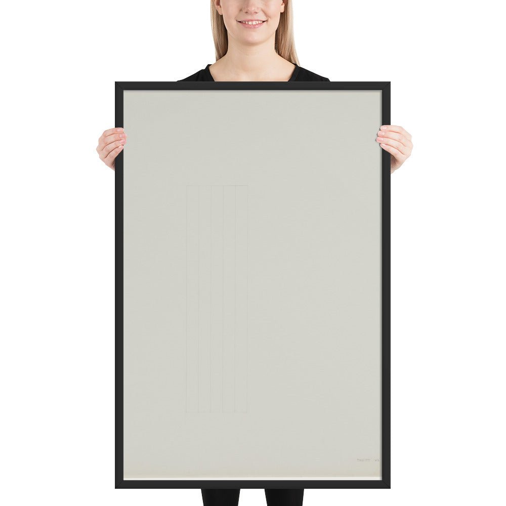 Untitled by Anne Truitt, Framed poster