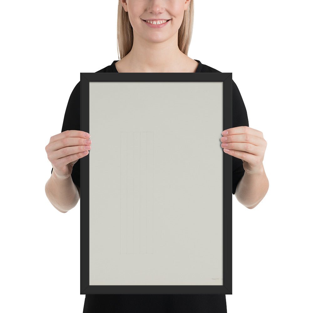 Untitled by Anne Truitt, Framed poster
