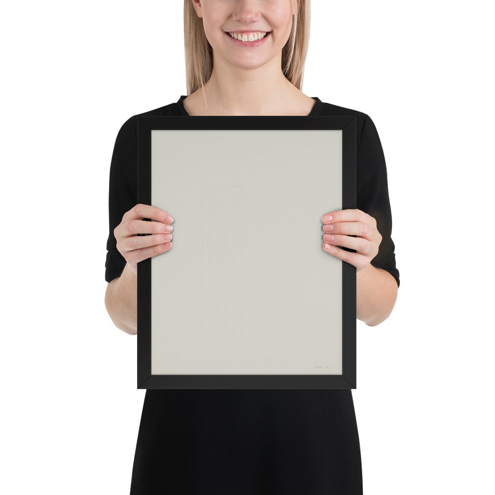Untitled by Anne Truitt, Framed poster