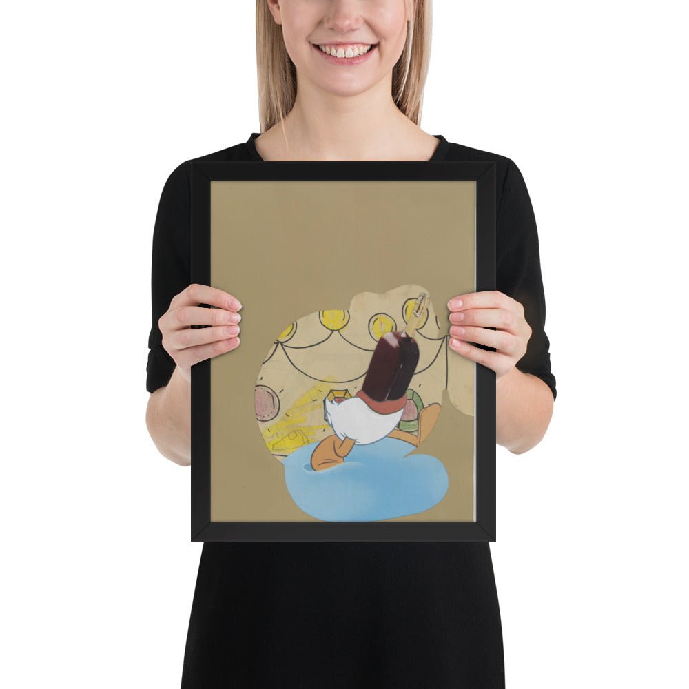 Untitled by Arturo Herrera, Framed poster
