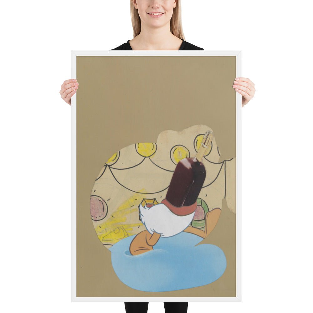 Untitled by Arturo Herrera, Framed poster