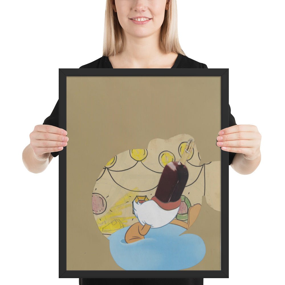 Untitled by Arturo Herrera, Framed poster