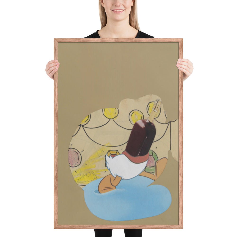 Untitled by Arturo Herrera, Framed poster