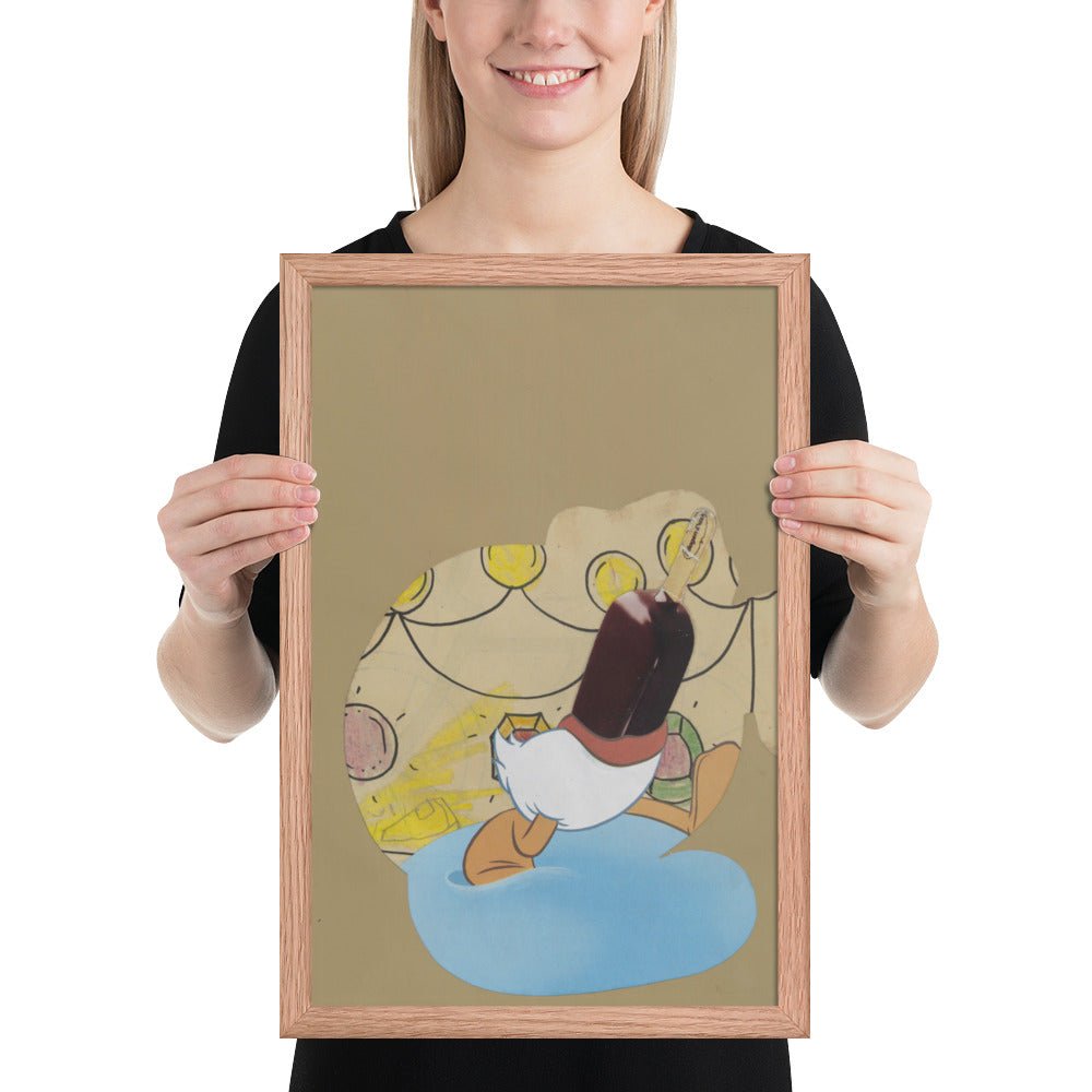 Untitled by Arturo Herrera, Framed poster
