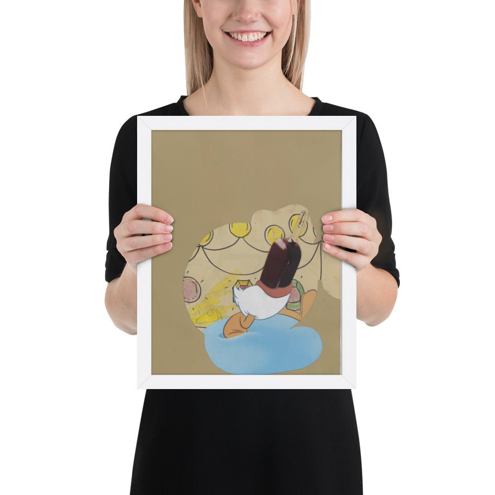Untitled by Arturo Herrera, Framed poster