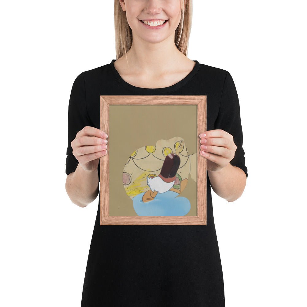 Untitled by Arturo Herrera, Framed poster