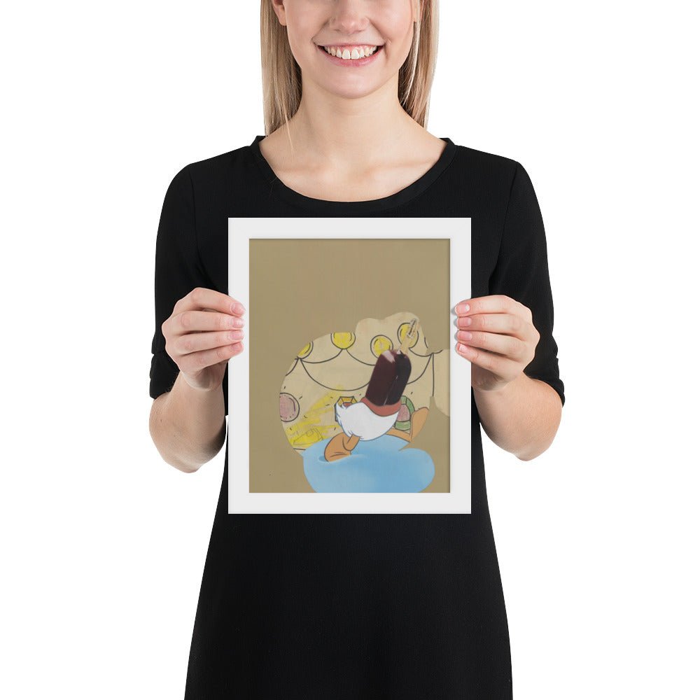 Untitled by Arturo Herrera, Framed poster