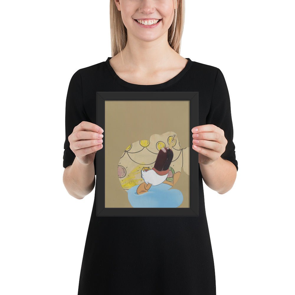 Untitled by Arturo Herrera, Framed poster