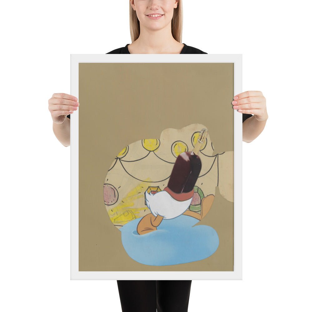 Untitled by Arturo Herrera, Framed poster