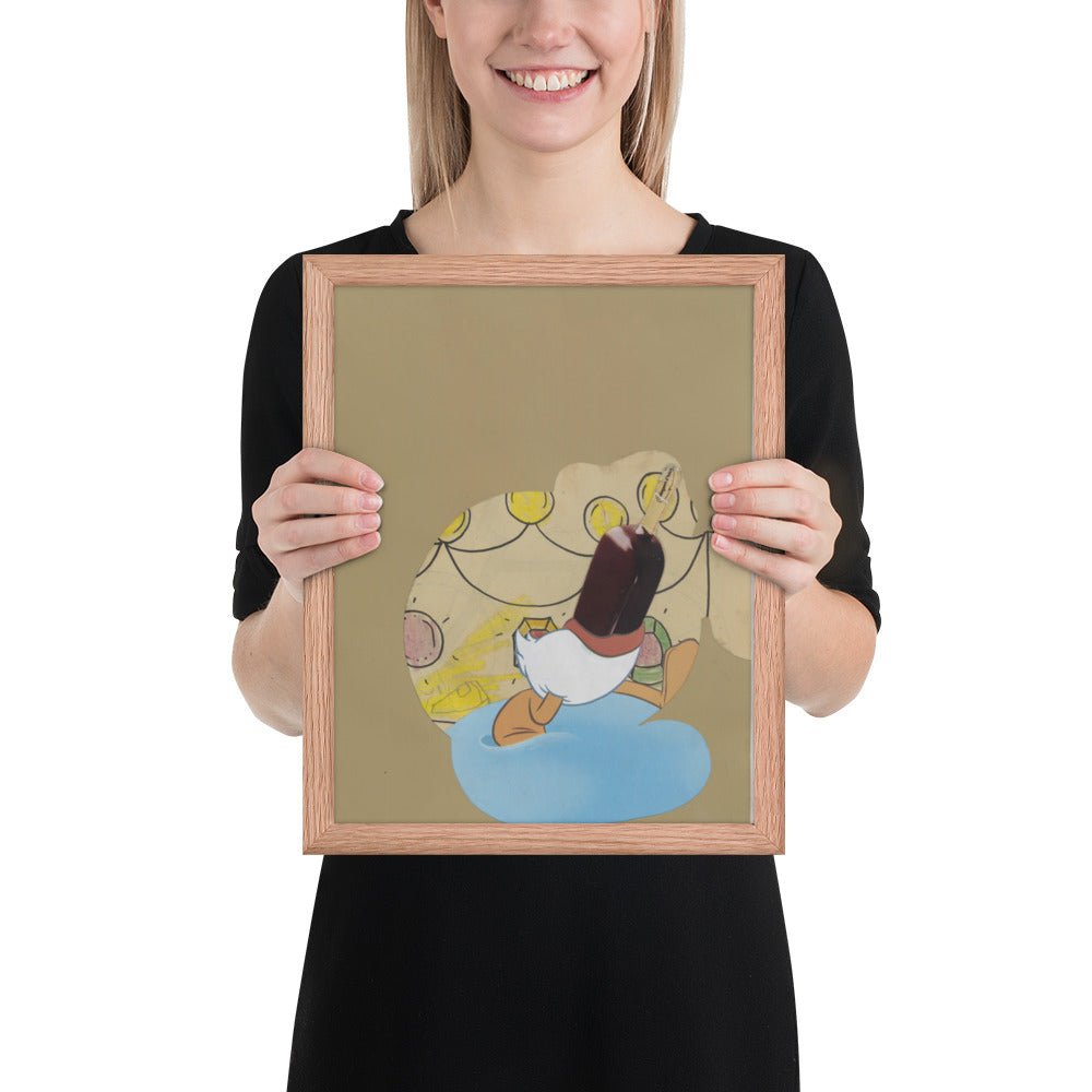 Untitled by Arturo Herrera, Framed poster