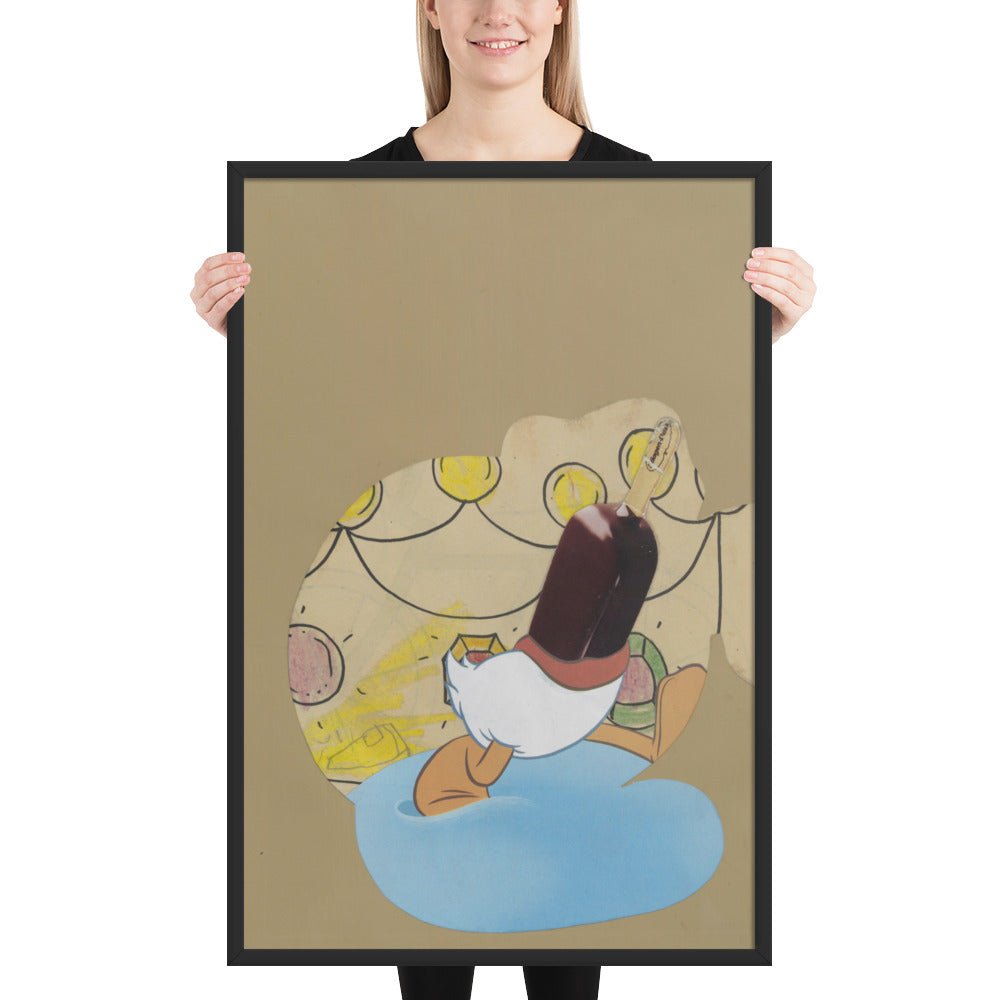 Untitled by Arturo Herrera, Framed poster