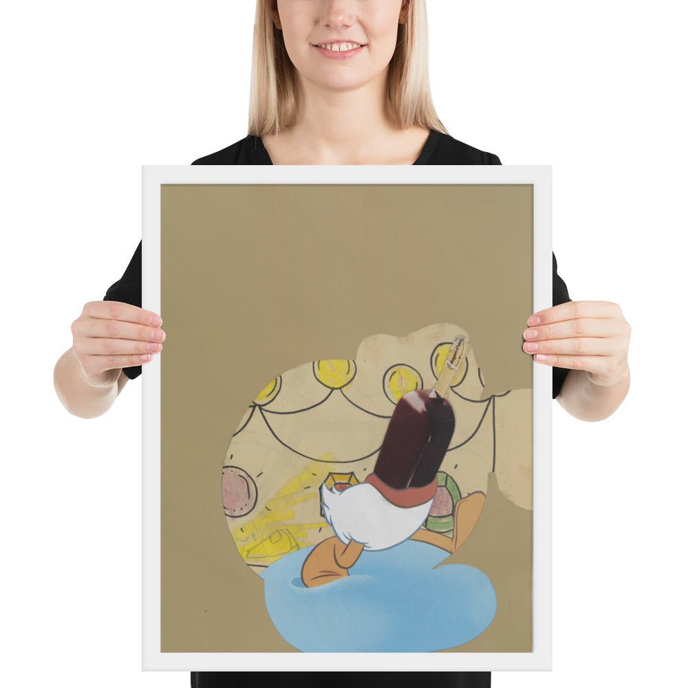 Untitled by Arturo Herrera, Framed poster