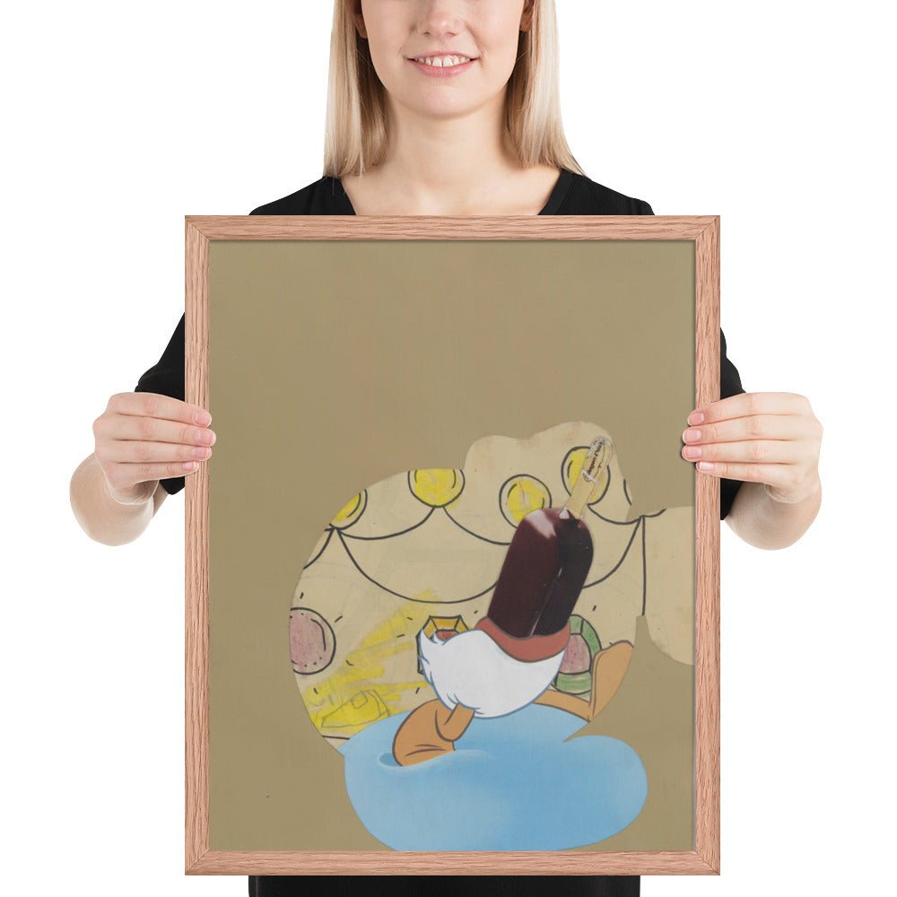 Untitled by Arturo Herrera, Framed poster