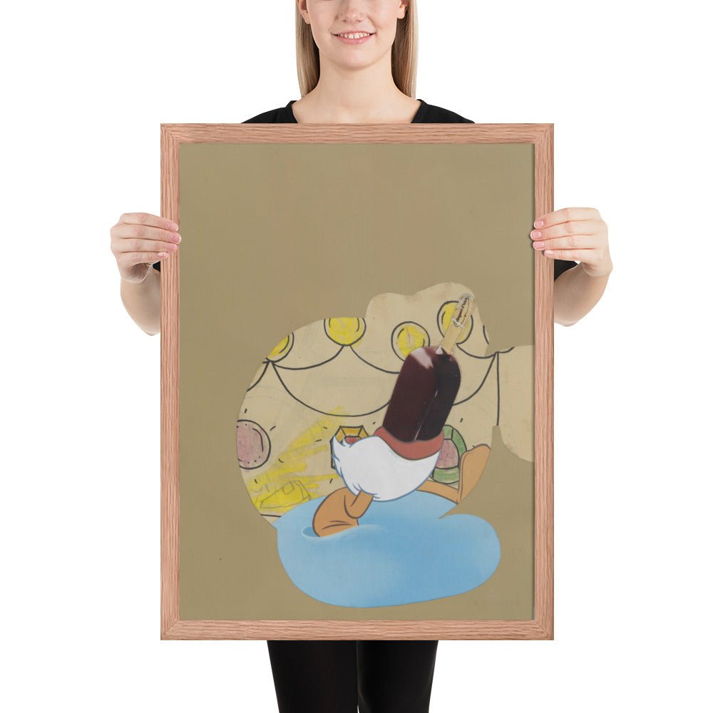 Untitled by Arturo Herrera, Framed poster
