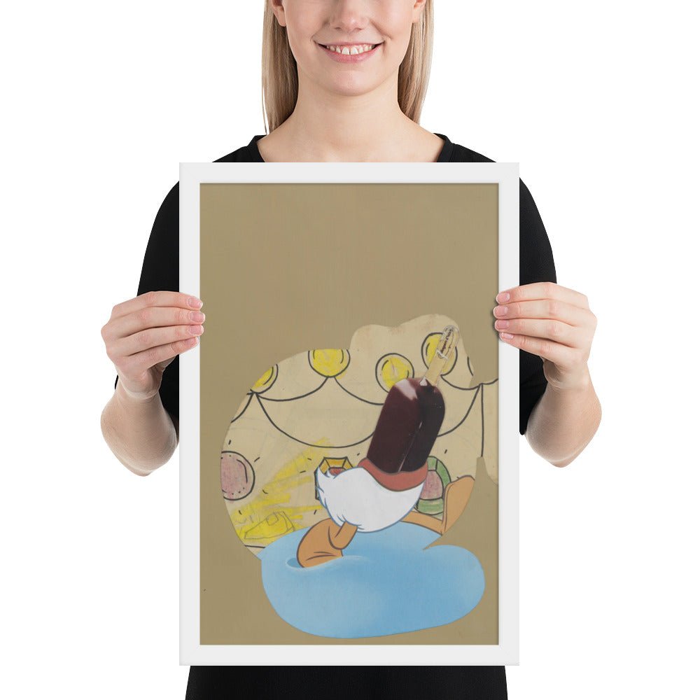 Untitled by Arturo Herrera, Framed poster