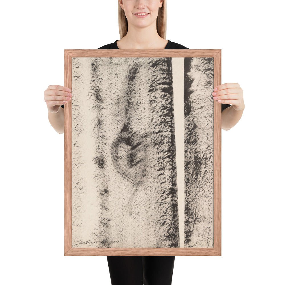 Untitled by Barnett Newman, Framed poster