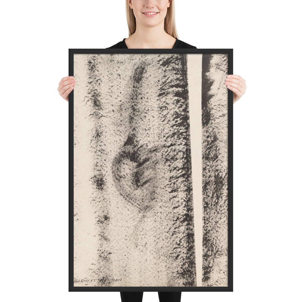 Untitled by Barnett Newman, Framed poster