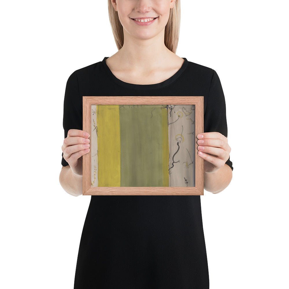 Untitled by Barnett Newman, Framed poster