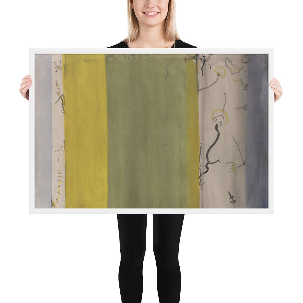 Untitled by Barnett Newman, Framed poster