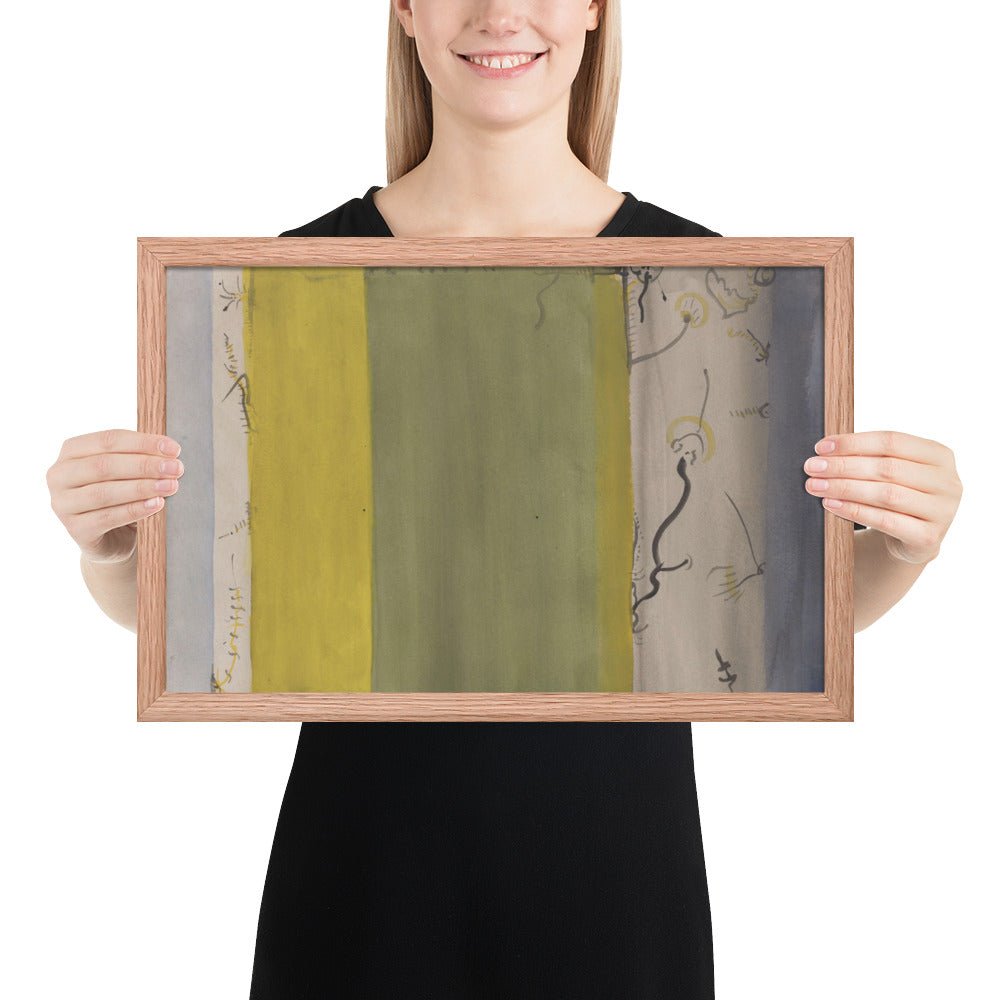 Untitled by Barnett Newman, Framed poster