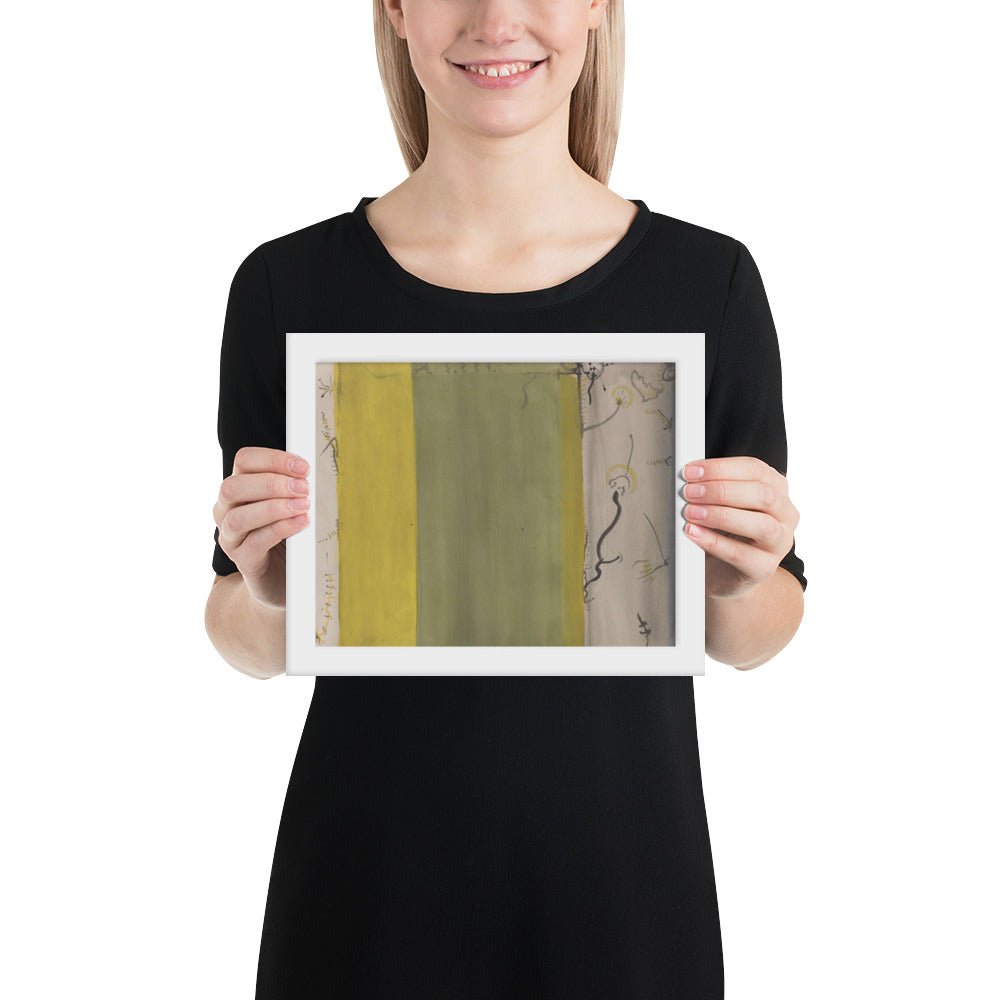 Untitled by Barnett Newman, Framed poster