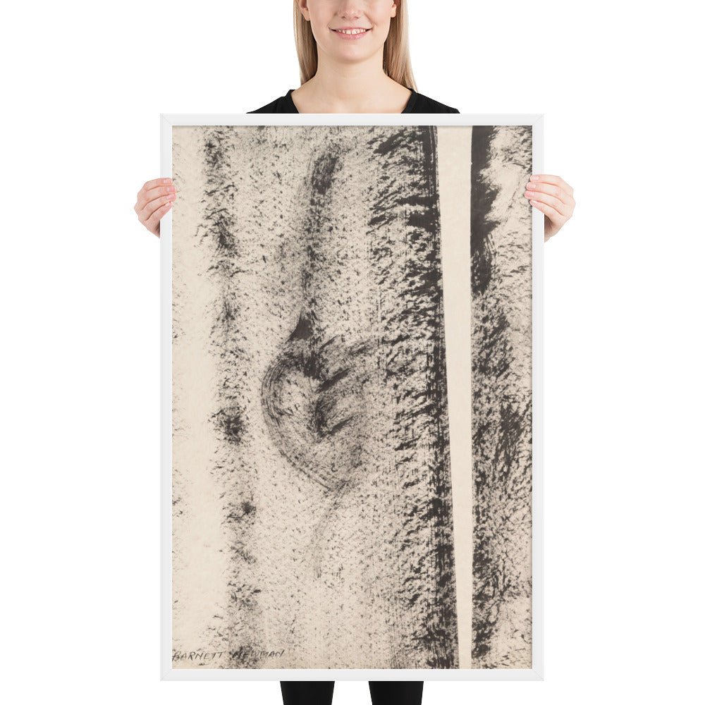 Untitled by Barnett Newman, Framed poster