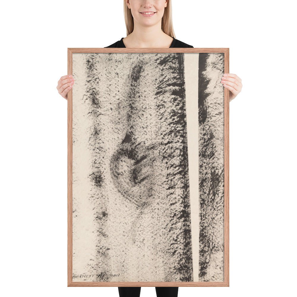 Untitled by Barnett Newman, Framed poster