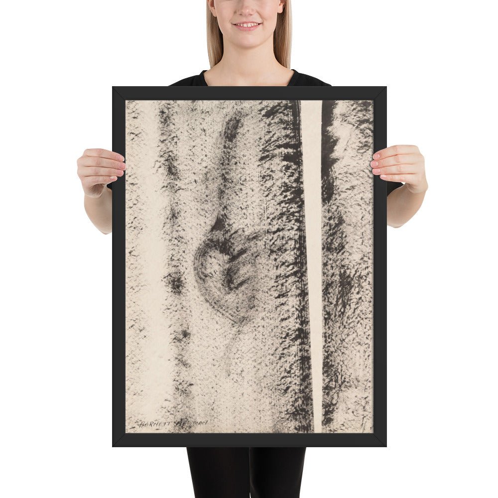 Untitled by Barnett Newman, Framed poster
