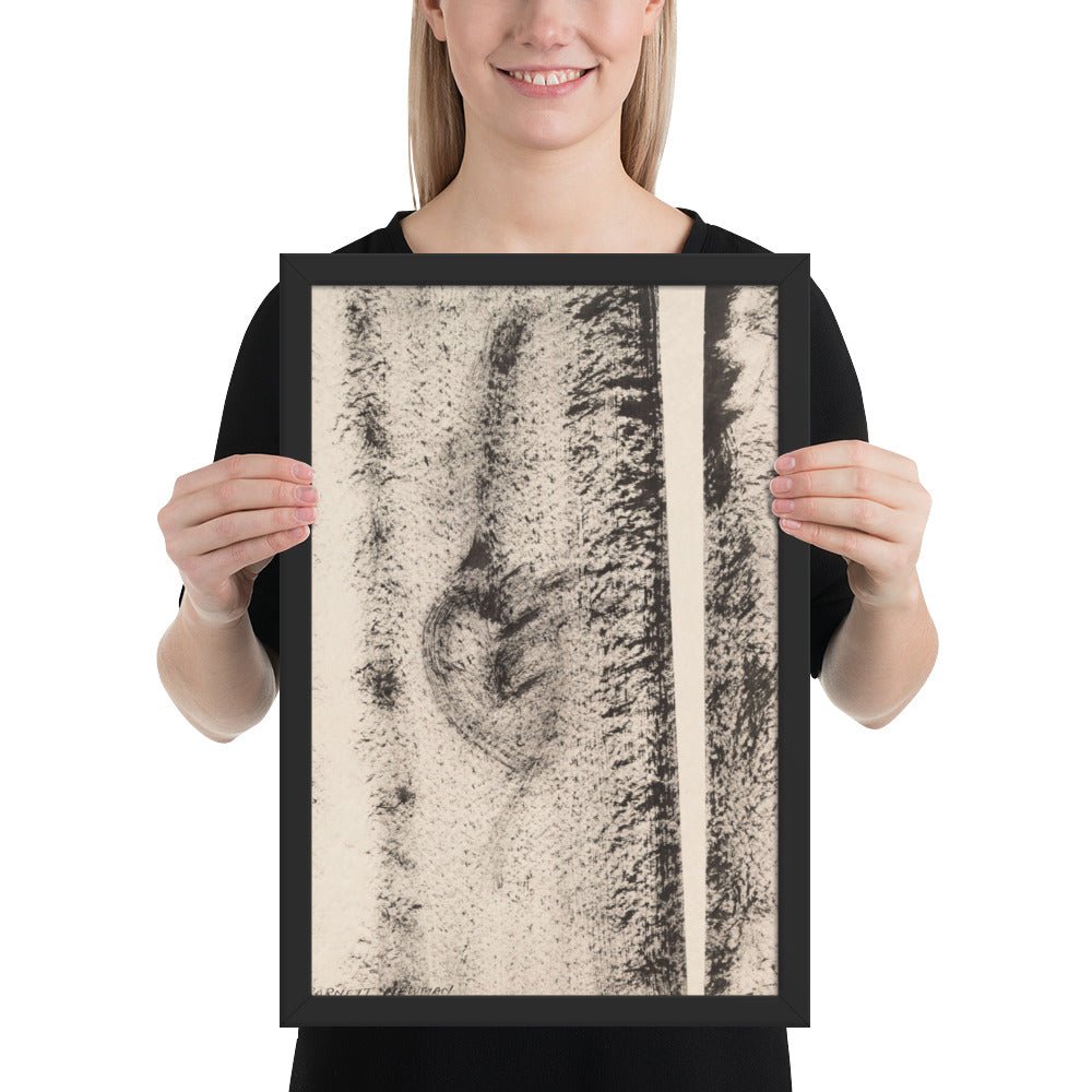 Untitled by Barnett Newman, Framed poster