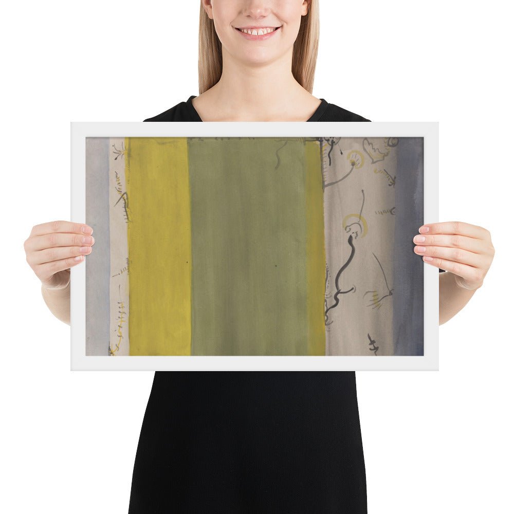 Untitled by Barnett Newman, Framed poster