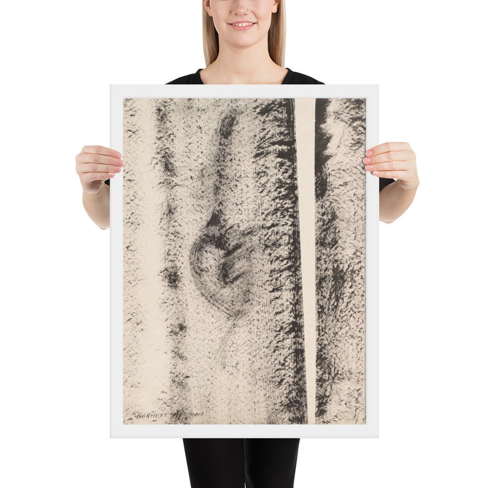 Untitled by Barnett Newman, Framed poster