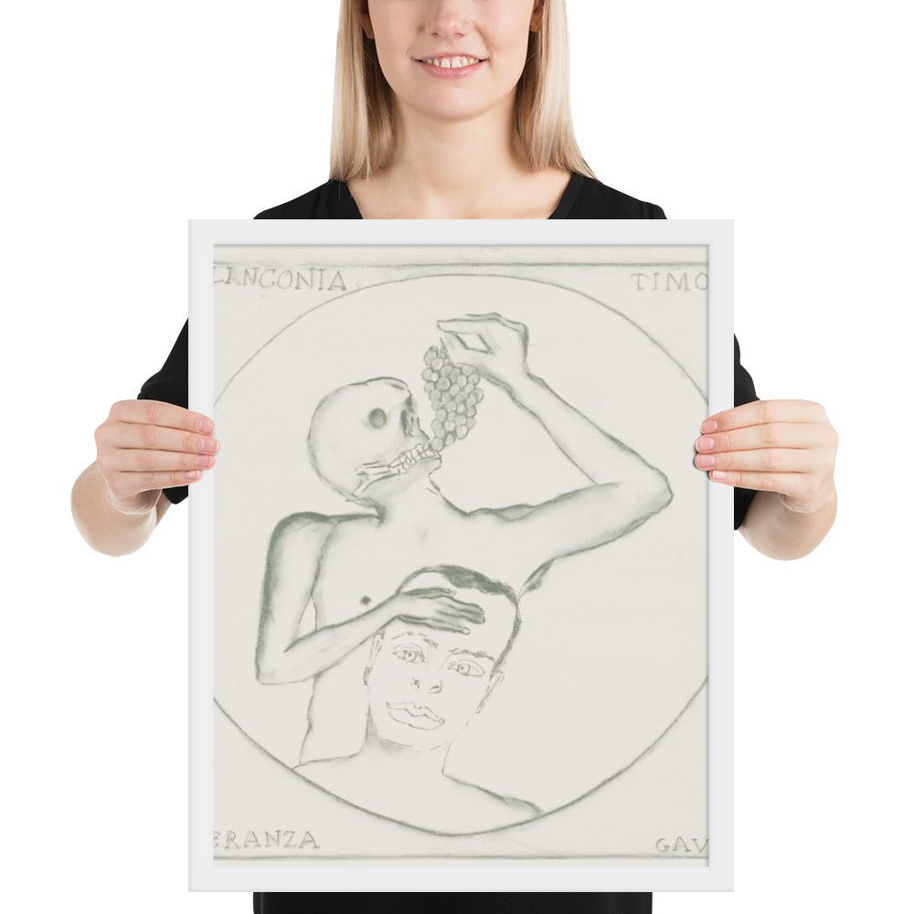 Untitled by Francesco Clemente, Framed poster
