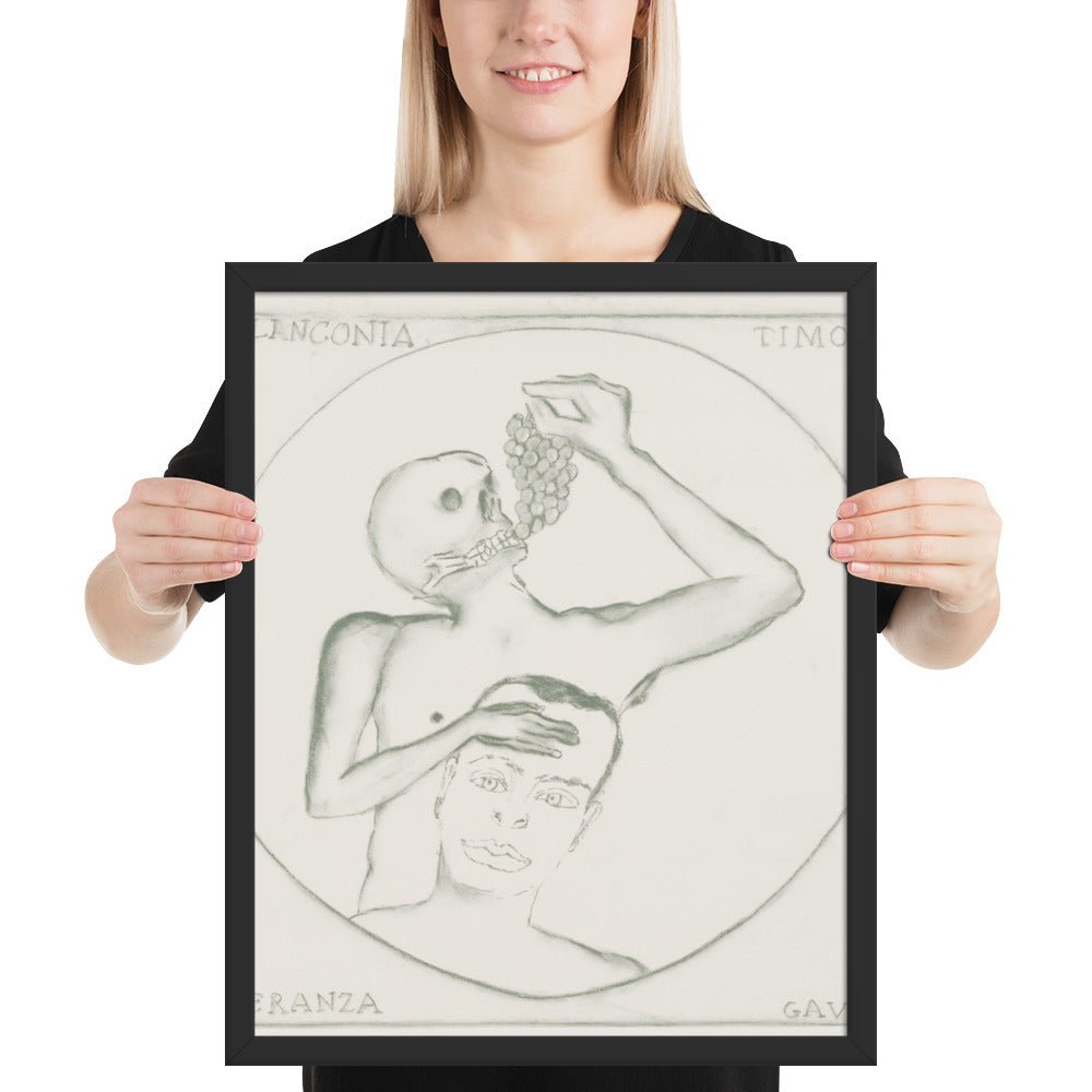 Untitled by Francesco Clemente, Framed poster