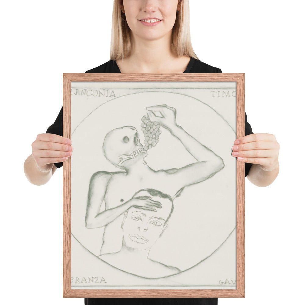Untitled by Francesco Clemente, Framed poster