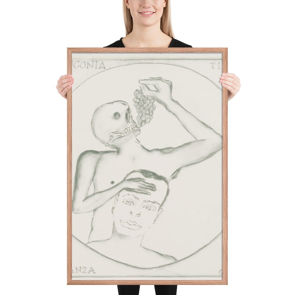 Untitled by Francesco Clemente, Framed poster