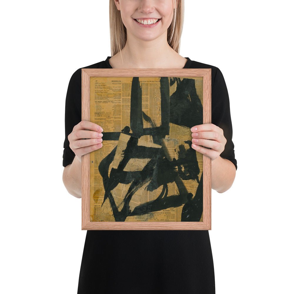 Untitled by Franz Kline, Framed poster