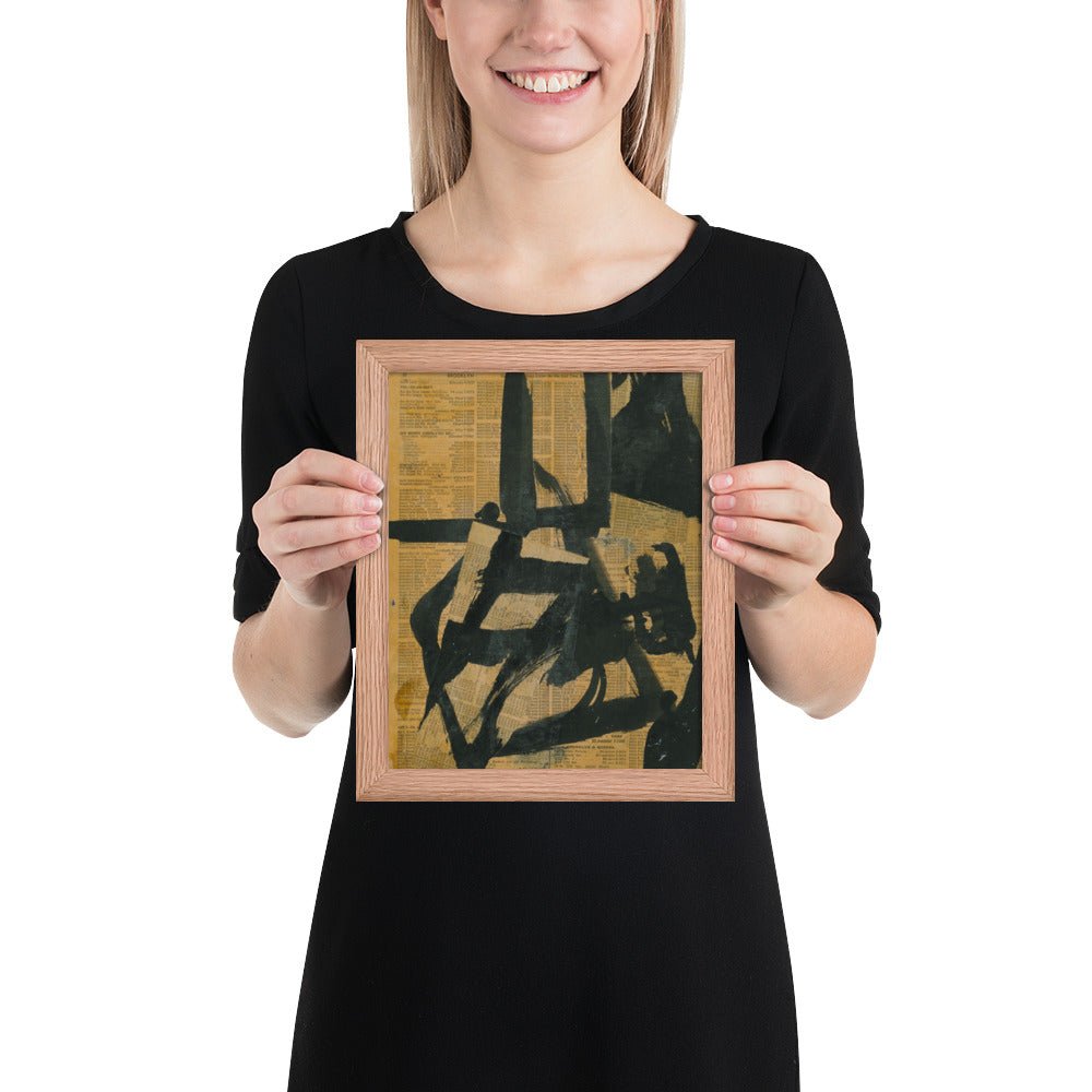 Untitled by Franz Kline, Framed poster