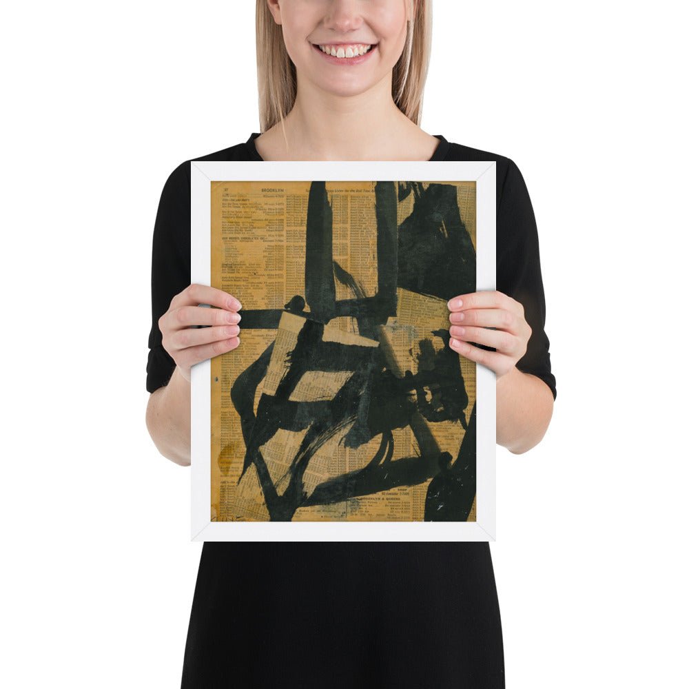 Untitled by Franz Kline, Framed poster