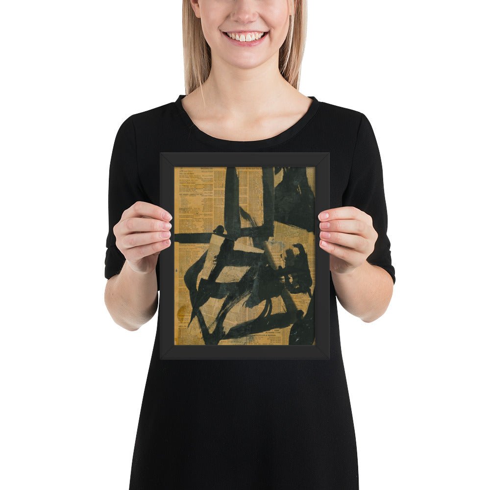 Untitled by Franz Kline, Framed poster