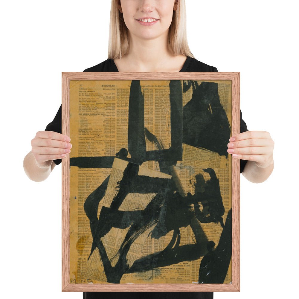 Untitled by Franz Kline, Framed poster
