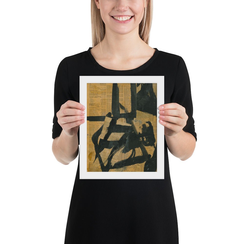 Untitled by Franz Kline, Framed poster