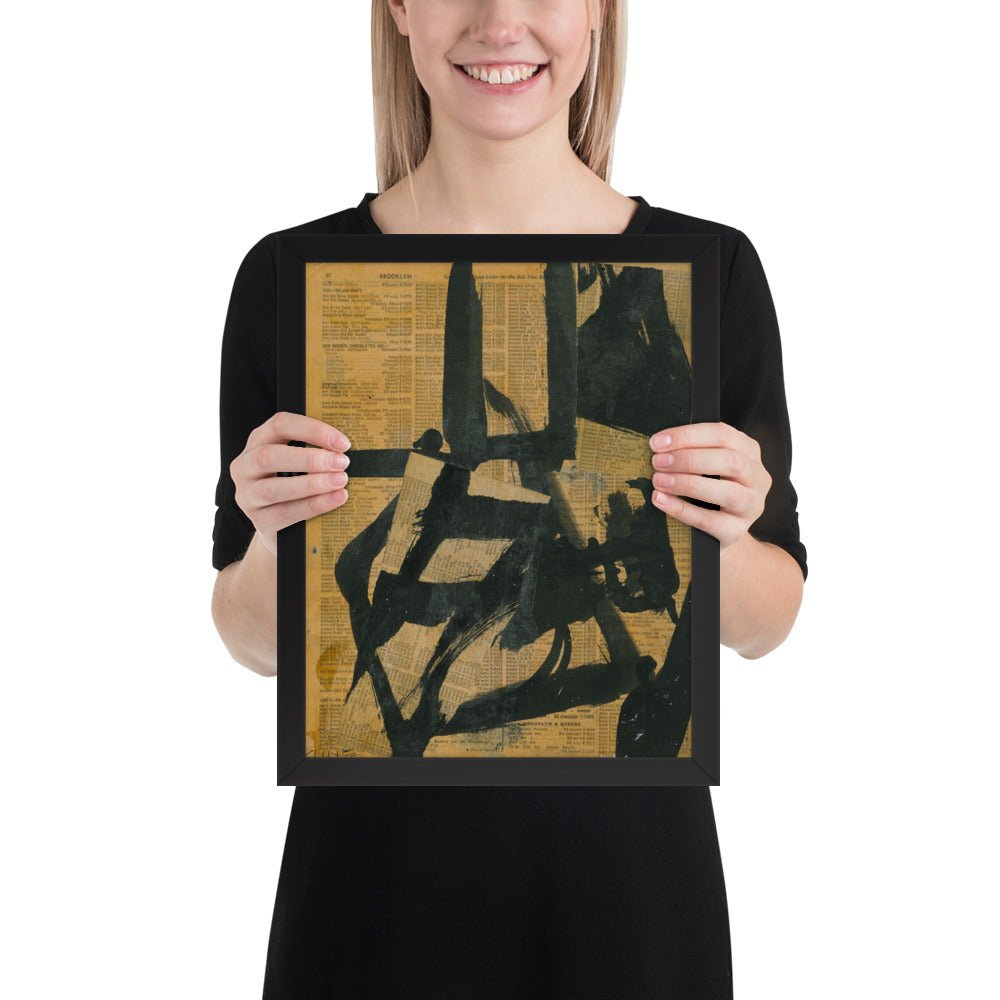 Untitled by Franz Kline, Framed poster