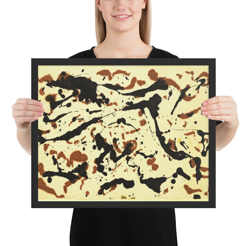 Untitled by Jackson Pollock, Framed poster